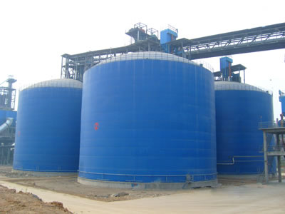 金州水泥钢板库改造